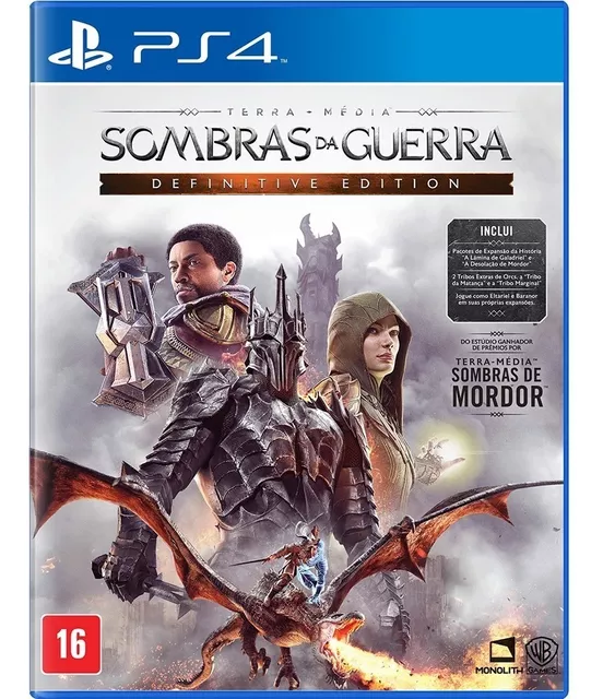 Terra Média Sombras da Guerra para Xbox One - Sony - Jogos de Ação