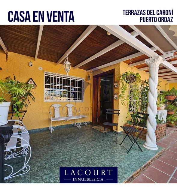 En Venta. Casa De Dos Niveles Ubicada En La Urb. Terrazas Del Caroní, Lote A #vl