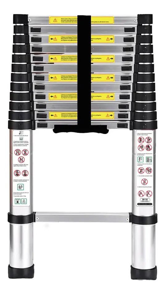 Escada Telescópica Dobrável 3,8m