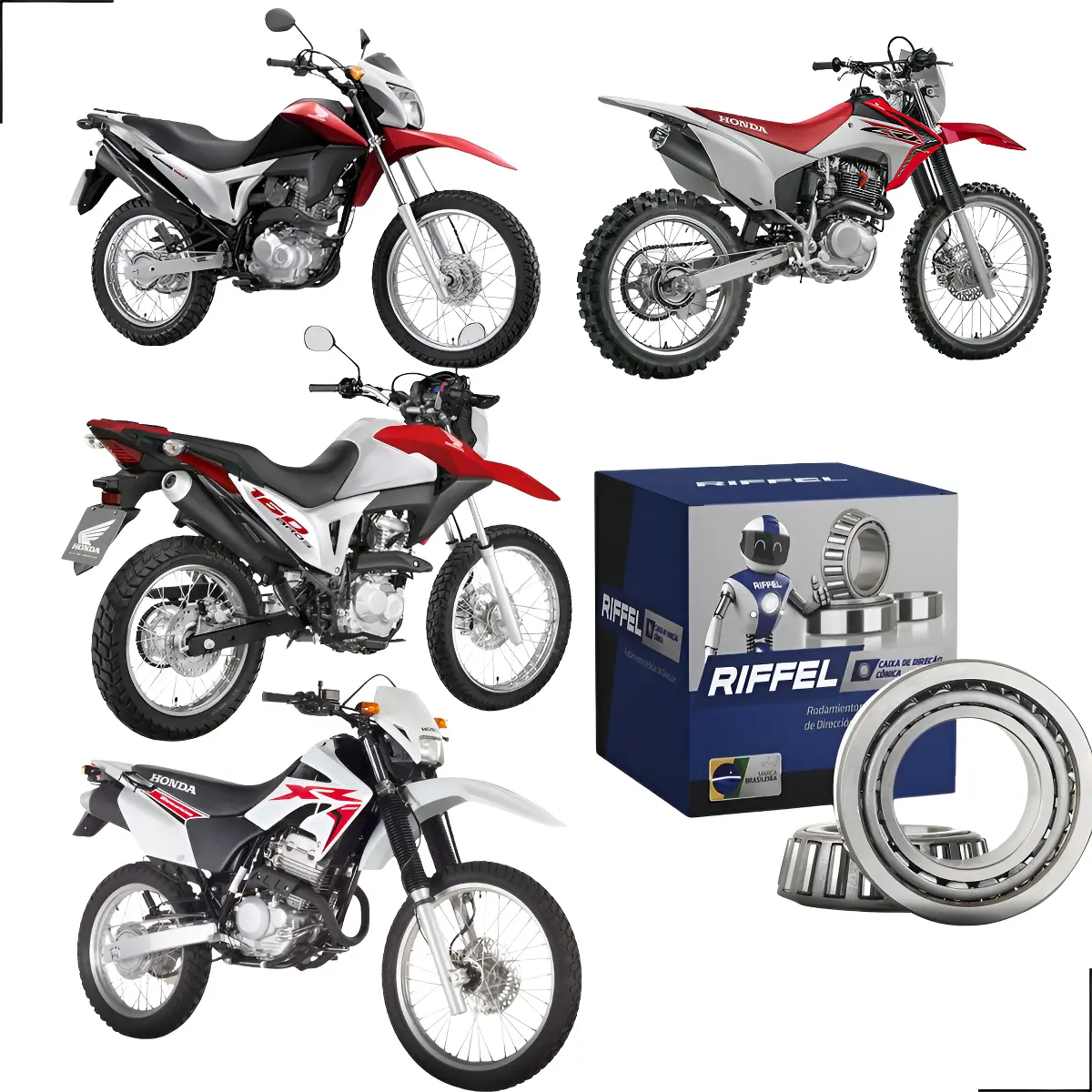 Caixa Direção Cônica Moto Bros 160 150 Falcon Xre 190 300