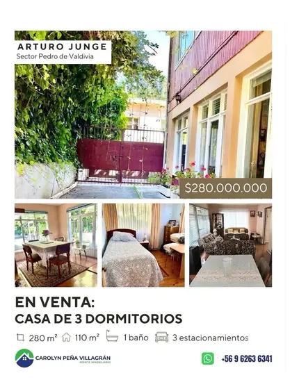 Venta De Casa 3 Dormitorios, Concepcion
