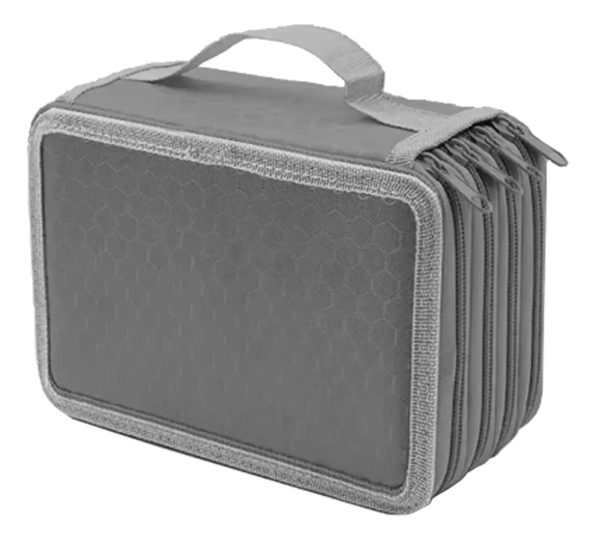 Estojo Bolsa Box Escolar Para 72 Lápis 3 Compartimentos - Imagem 3