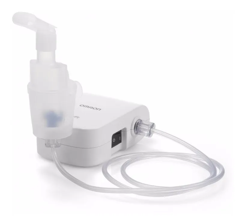 Inalador Nebulizador Portátil Omron Compressor 803 Cor Branco - Imagem 2