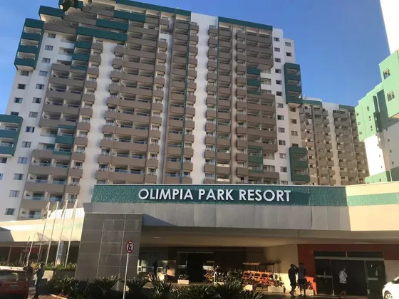 Apartamento Bem Arejado Com Uma Vista Previlegiada Para O Parque Aquático Thermas Dos Laranjais