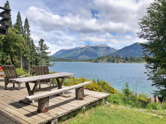 Casa Península Bariloche Muelle Costa De Lago Bajada Bote