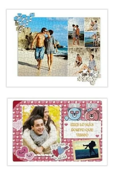 Oferta,2 Rompecabezas Prersonalizados,regalo,novios,navidad.