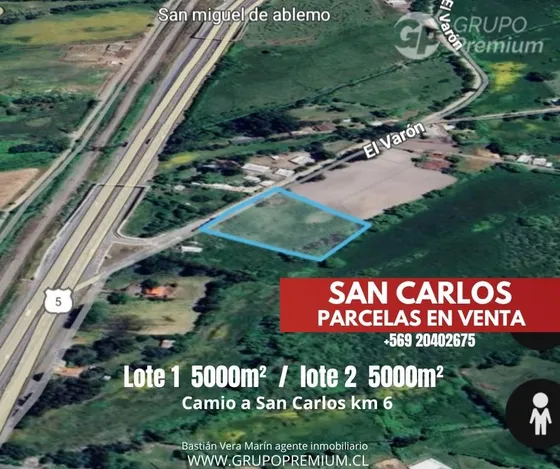 Parcela En Venta Camino A San Carlos