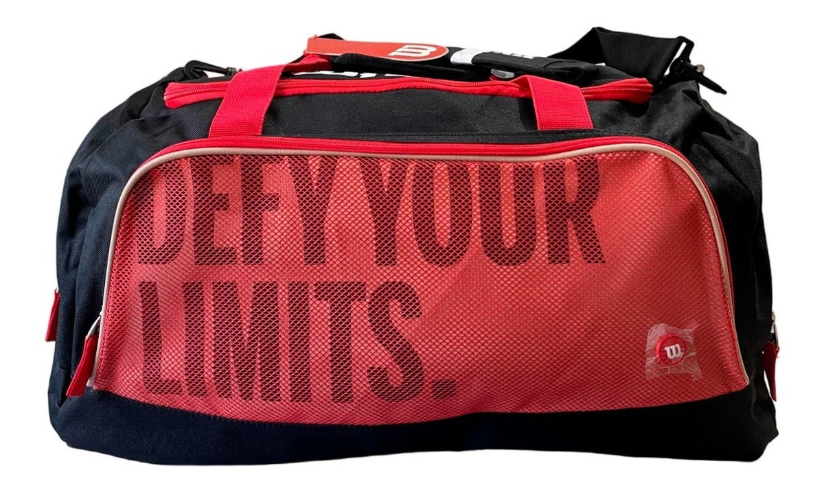 Bolso De Viaje Wilson Limits Unisex Rojo Wilson Papeleta x 1 
