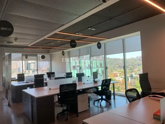 Oficina Habilitada En Arriendo En Metro Los Leones 412 M2