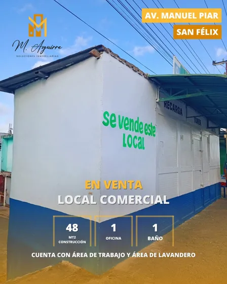 Local Comercial En Venta, Ubicado En La Av. Manuel Piar, San Félix