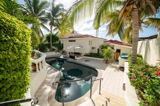 Casa Con Jardín Y Alberca Privada, Palapa Con Vista Al Mar, 