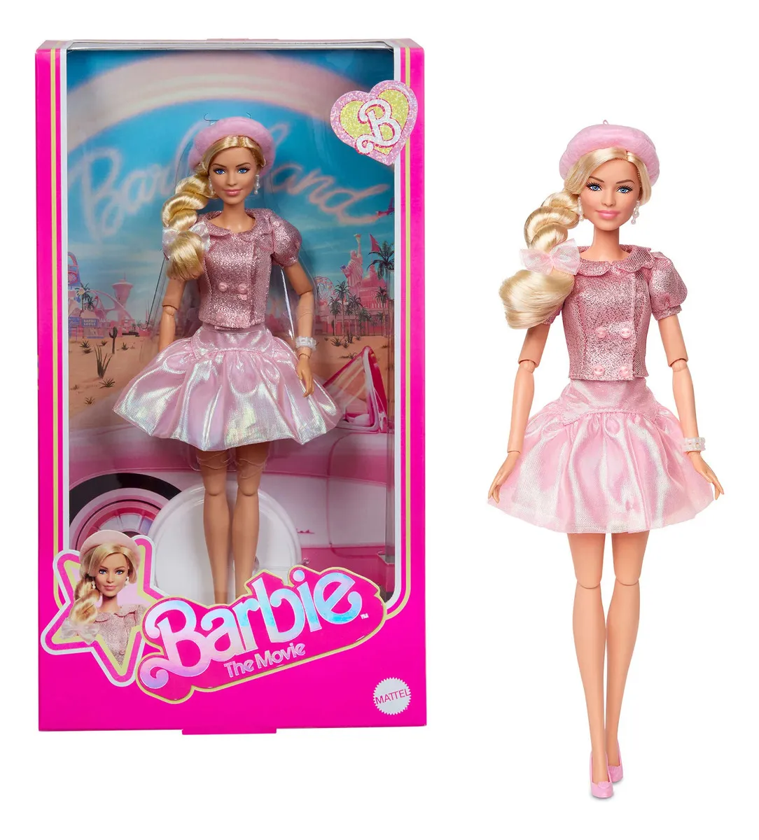 Boneca Barbie Pink Beret