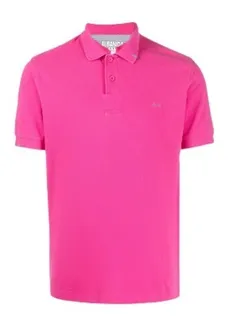 Camisa tipo polo rosa sale