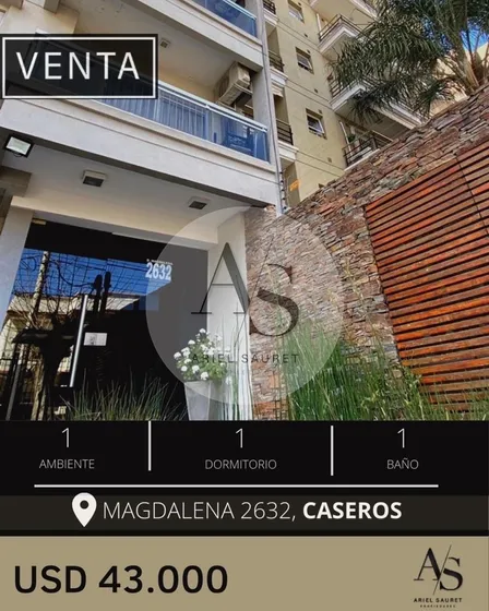 Se Vende Hermoso Monoambiente En Caseros!!!!