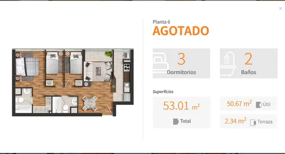 Departamento En Venta De 3 Dorm. En Independencia