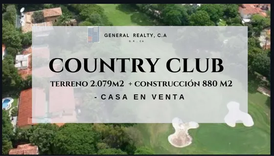 Casa En Venta Country Club 880m2