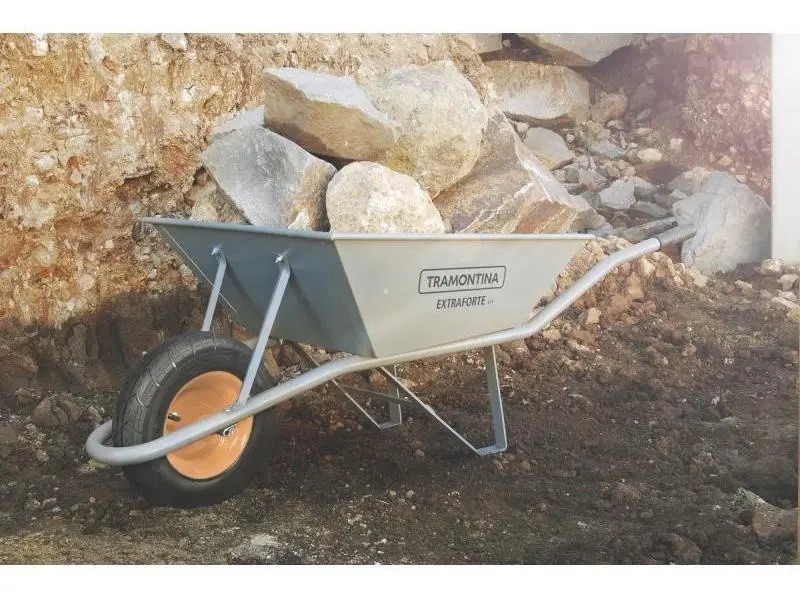 Carrinho De Mao Chapa 20 Extraforte 65l Tramontina 77714/435