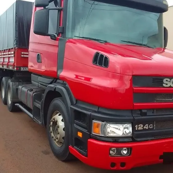 Scania 124g Ano 99 Com Carreta Randon Ano 2003