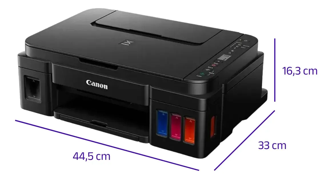 Impressora Canon, Sistema De Tinta Original G3110 Multi Wi-fi, Cor Preta Preto