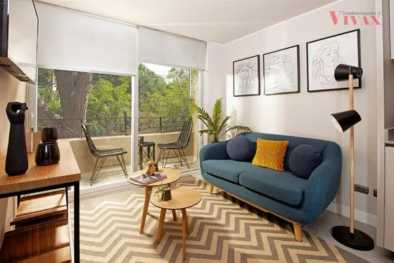 Departamento En Venta De 1 Dorm. En Estación Central