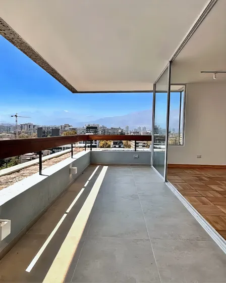 Depto 3d Con Terraza Y Vista Panorámica En Providencia