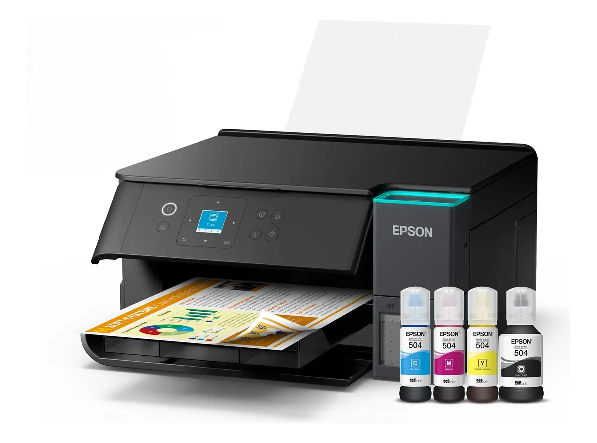 Impressora Multifuncional L4360 Wi-fi Ecotank Epson Preto 127/220v