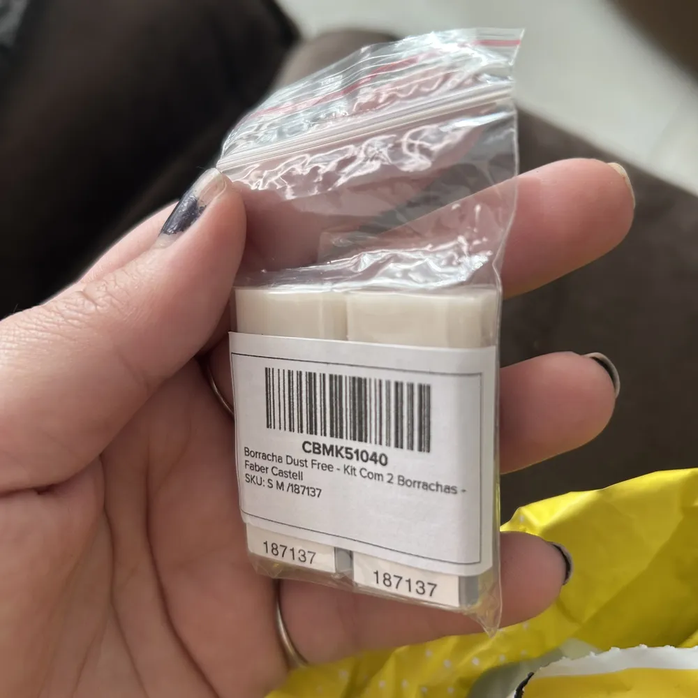 Borracha Dust Free - Kit Com 2 Borrachas - Faber Castell - Imagem 4