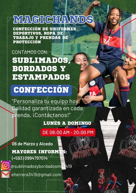 Sublimado, Bordado, Estampado Y Confección De Ropa Deportiva