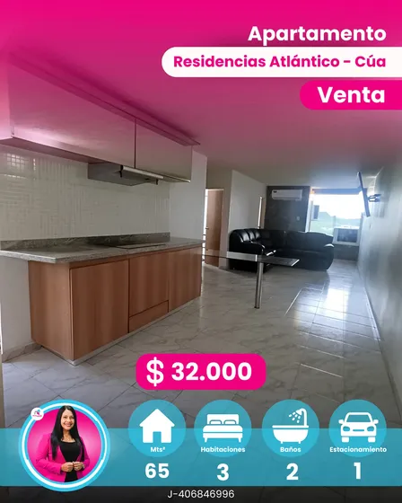 Apartamento En Venta Residencias Atlántico - Cúa