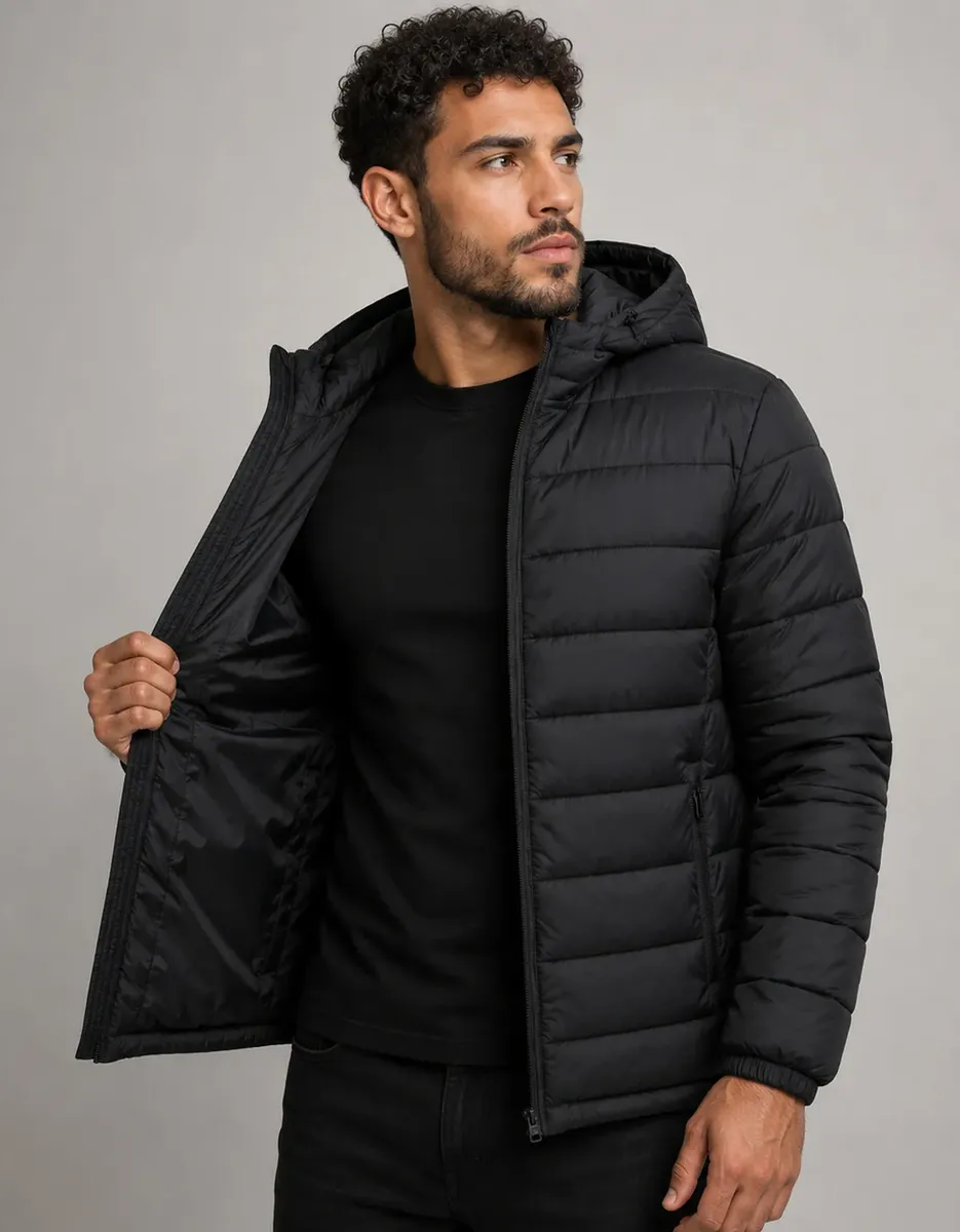 Jaqueta Puffer Bobojaco Corta Vento Nylon Frio Reforçada