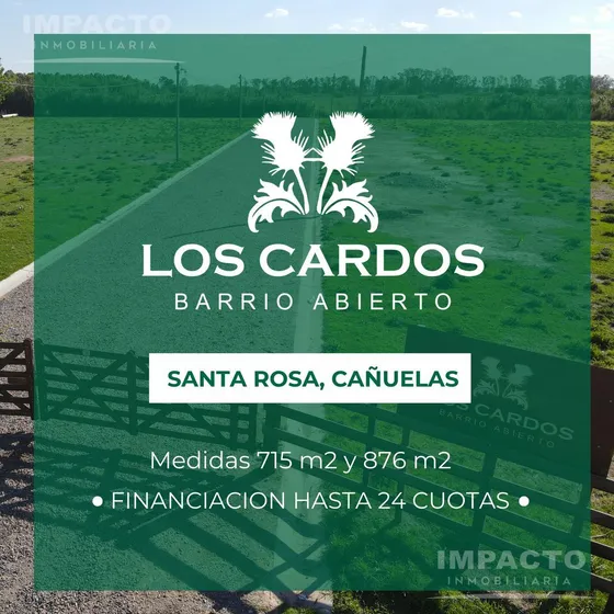 En Venta Terrenos Financiados - Cañuelas Barrio Santa Rosa