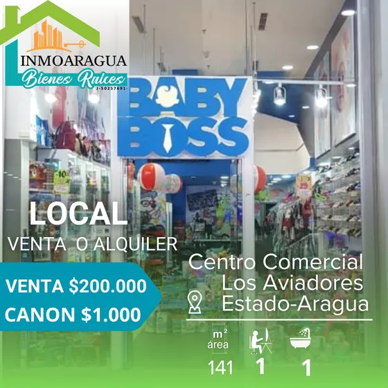 Local En Alquiler/centro Comercial Parque Los Aviadores Palo Negro/pg1112