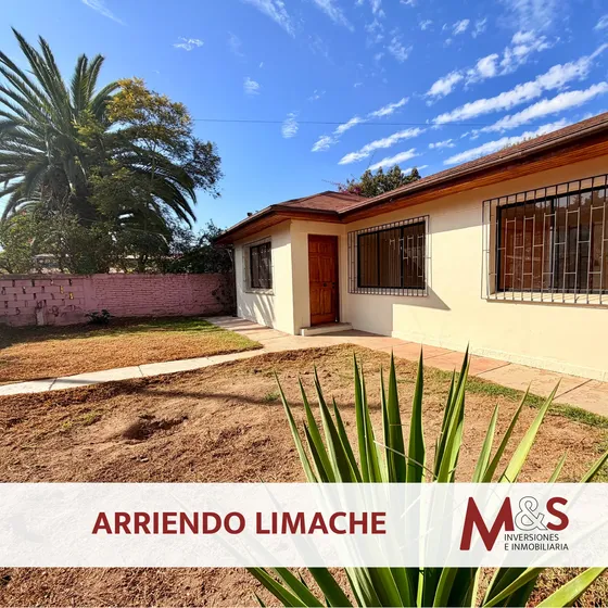 Arriendo Casa Avenida Principal De Limache 3d 1b Gran Patio