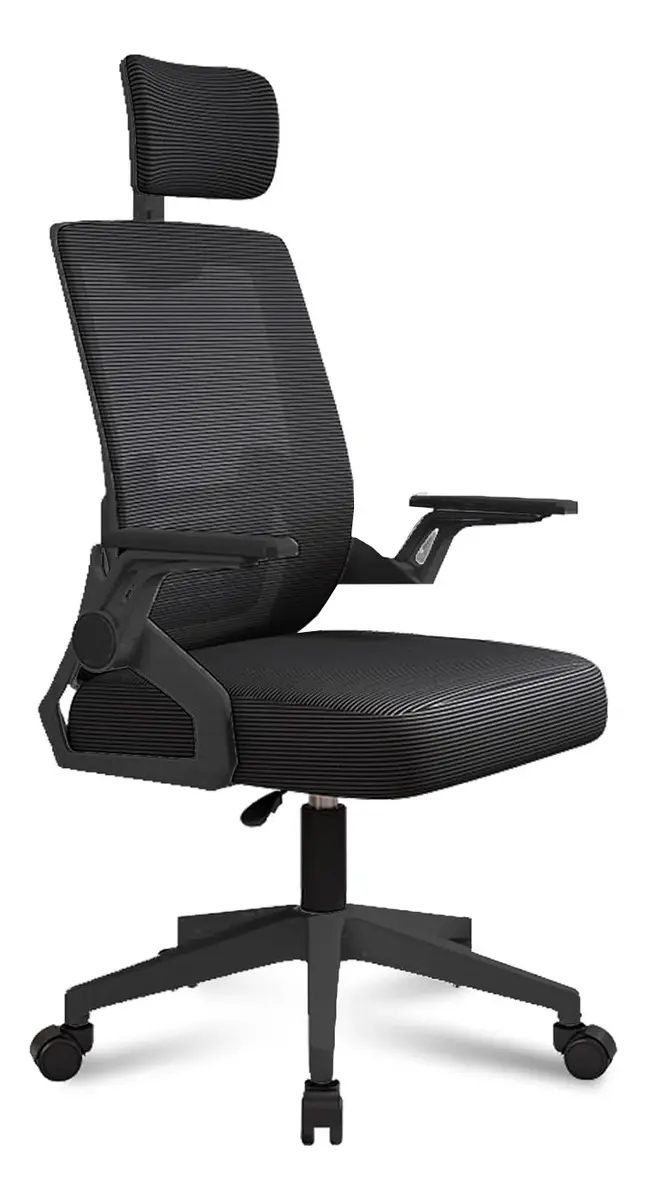 Silla Oficina Ejecutiva Escritorio Ergonomica Gerencial Pc Smart Tech ERGO-1 Color Negro