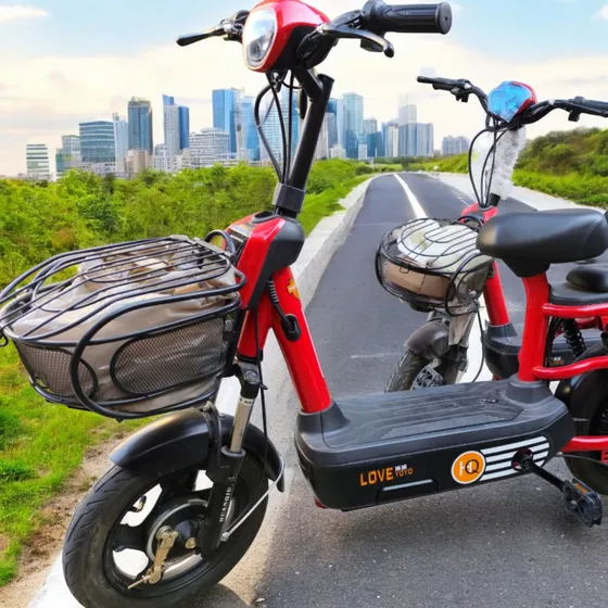 Scooter  Velocipedo Electrico Con Motor Asistido