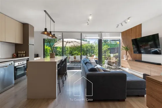 Departamento Duplex Venta Con Jardin De 2d 3b 2e. En Ñuñoa