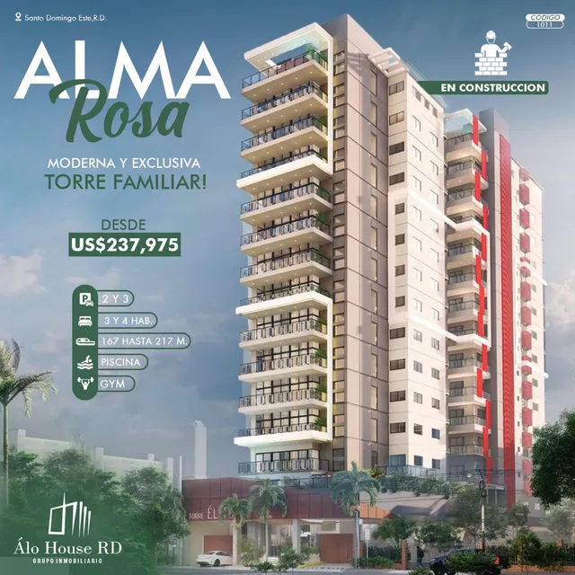 Alma Rosa L Apartamentos 3 Y 4 Habitaciones Moderna Torre