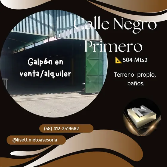  Galpon 500 Mts, En Alquiler  Zona Centro Maracay  
