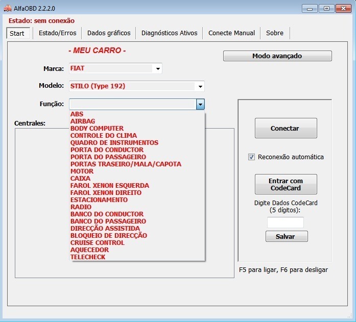 Scanner Automotivo Fiat Stilo Obd2 + Multiecuscan