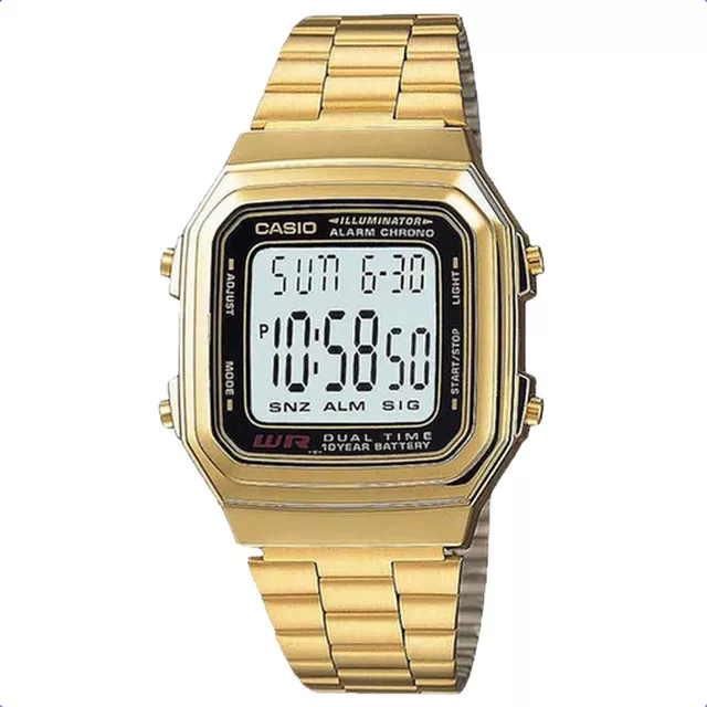 RELOJ CASIO RETRO DORADO CAMUFLAJE