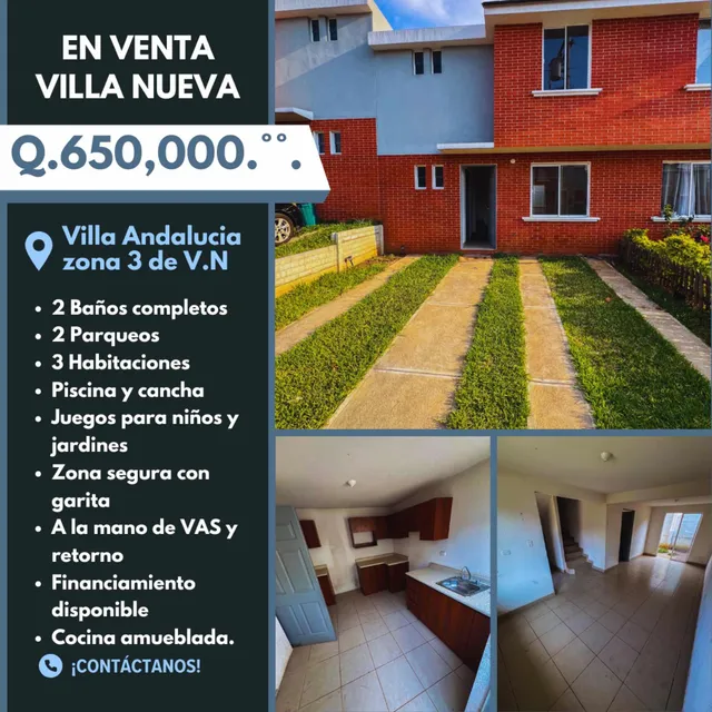 Casa En Venta En Villa Andalucia Villa Nueva Guatemala