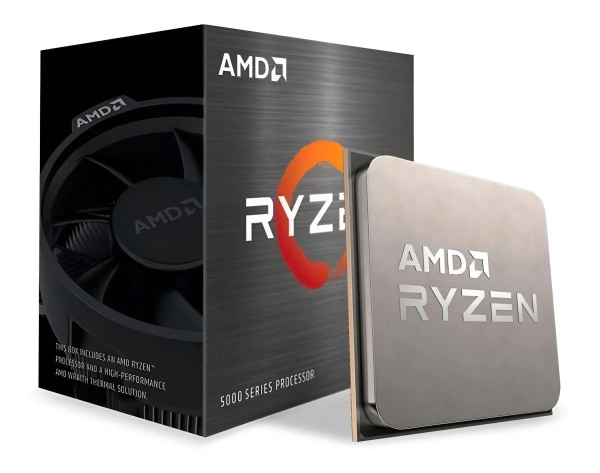 Processador AMD Ryzen 5 5500 3.6GHz 4.2GHz Max Turbo Cache 16MB AM4 Sem Vídeo Processador AMD Ryzen 5 5500 3.6GHz 4.2GHz Max Turbo Cache 16MB AM4 Sem Vídeo