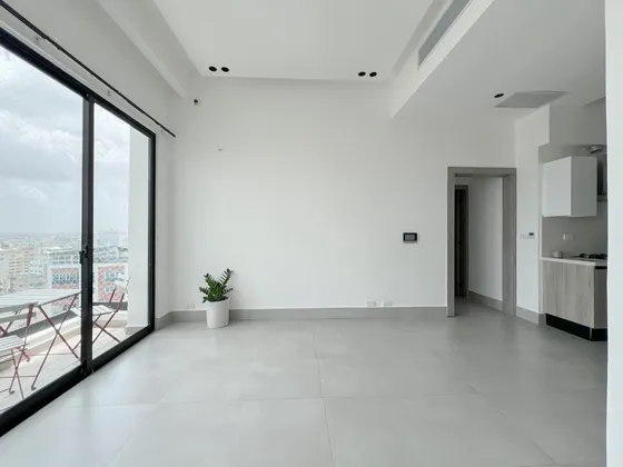 Naco, Apartamento C/l Blanca En Alquiler De 1 Habitación