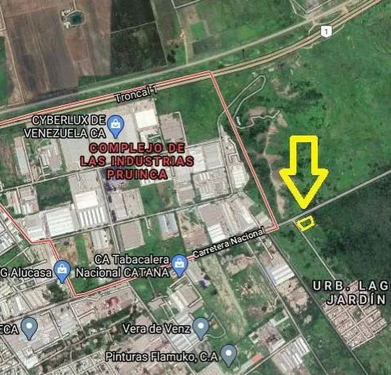 Terreno Comercial Industrial 5000m2 De Esquina Carretera Guacara Oportunidad
