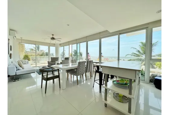 Venta Apartamento 2 Alcobas Frente Mar En Morros 3 Boquilla Cartagena