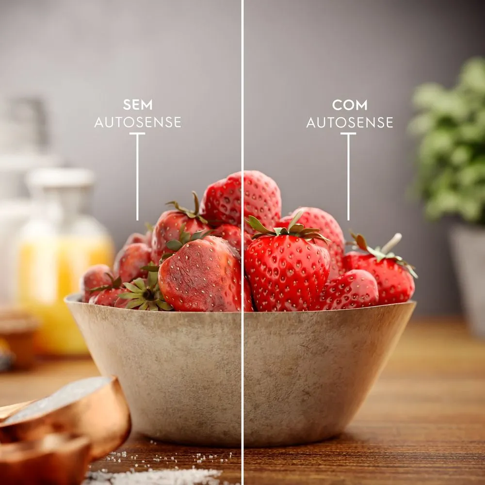 Geladeira Electrolux Multidoor Efficient com Auto Sense e Inverter 590 L Black Inox Look IM8B - Imagem 4