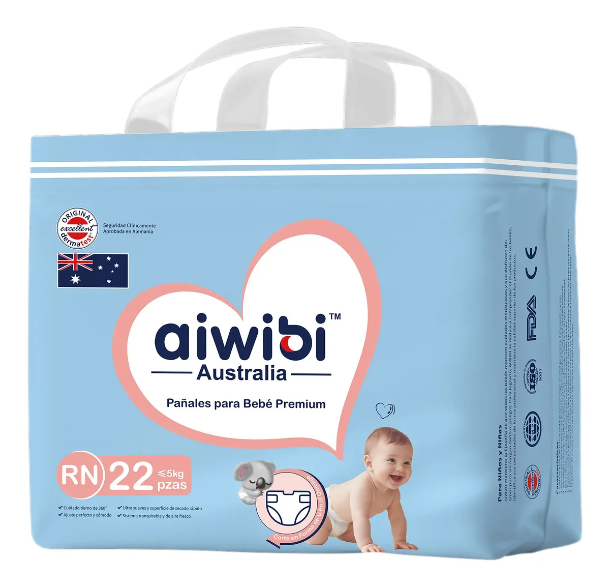 AIWIBI PAÑAL RN 22 UNID.