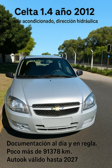 Chevrolet Celta 1.4 Lt Full A/a 3 P