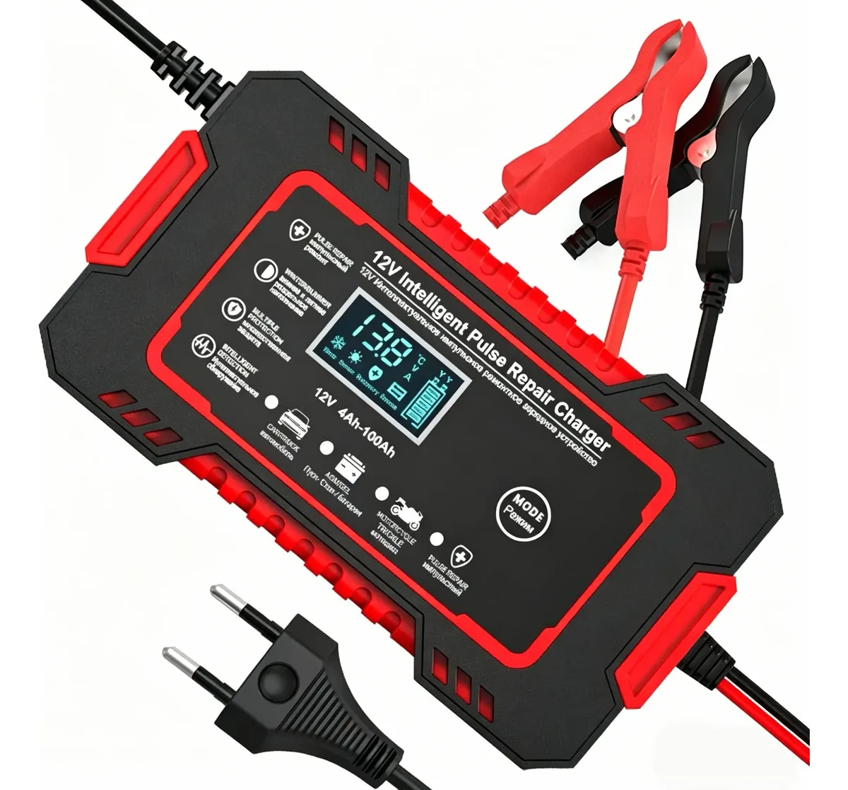 Carregador Bateria 12v Até 100 Amperes Carro Moto Caminhão