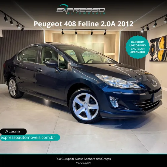 Peugeot 408 408 Sedan Feline 2.0 Flex 16v 4p Aut.